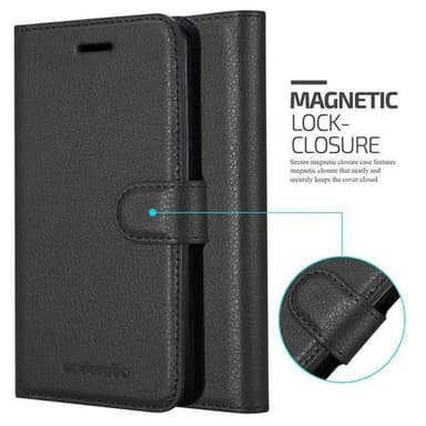 Huawei MATE 30 LITE Suojakuori Lompakkokotelo (Musta)