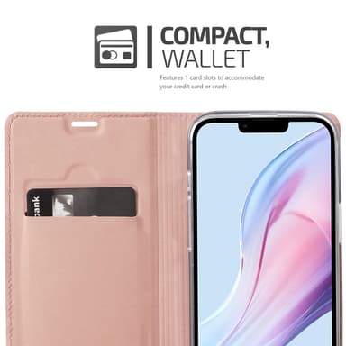 iPhone 13 Suojakuori Lompakkokotelo (Vaaleanpunainen)