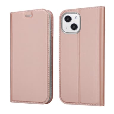 iPhone 13 Suojakuori Lompakkokotelo (Vaaleanpunainen)