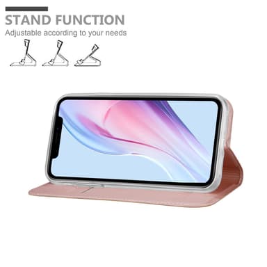 iPhone 13 Suojakuori Lompakkokotelo (Vaaleanpunainen)
