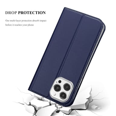 iPhone 13 PRO Suojakuori Lompakkokotelo (Sininen)
