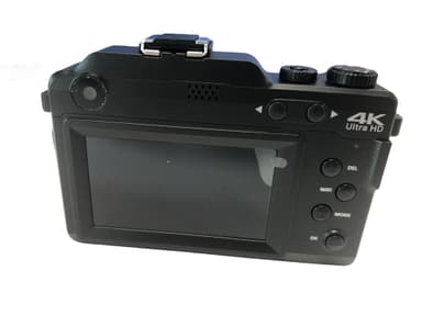 Digitaalikamera 4K/48MP/18X digitaalinen zoom/automaattitarkennus/kaksoiskamera 32GB TF-kortilla Musta