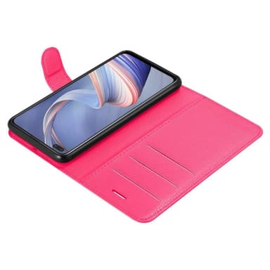 Oppo A92s Suojakuori Lompakkokotelo (Vaaleanpunainen)
