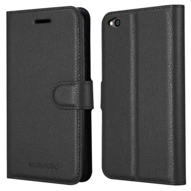 Xiaomi RedMi GO Suojakuori Lompakkokotelo (Musta)