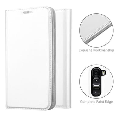 LG G2 MINI Suojakuori Lompakkokotelo (Hopea)