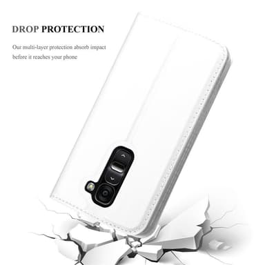 LG G2 MINI Suojakuori Lompakkokotelo (Hopea)