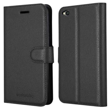 Xiaomi RedMi GO Suojakuori Lompakkokotelo (Musta)