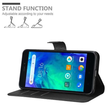 Xiaomi RedMi GO Suojakuori Lompakkokotelo (Musta)