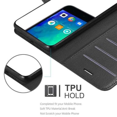 Xiaomi RedMi GO Suojakuori Lompakkokotelo (Musta)