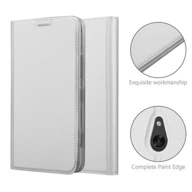 Nokia Lumia 1320 Suojakuori Lompakkokotelo (Hopea)
