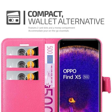 Oppo FIND X5 Suojakuori Lompakkokotelo