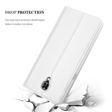 LG X SCREEN Suojakuori Lompakkokotelo (Hopea)