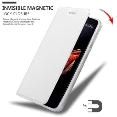 LG X SCREEN Suojakuori Lompakkokotelo (Hopea)