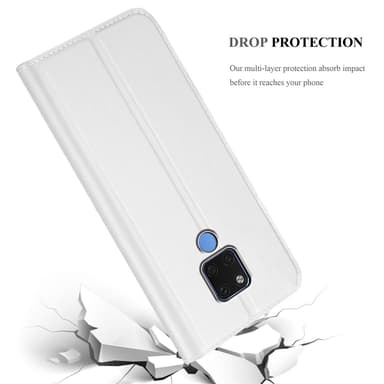 Huawei MATE 20 Suojakuori Lompakkokotelo (Hopea)