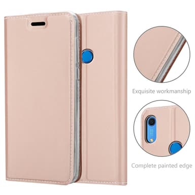 Huawei Y6S Suojakuori Lompakkokotelo (Vaaleanpunainen)