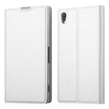 Sony Xperia Z2 Suojakuori Lompakkokotelo (Hopea)