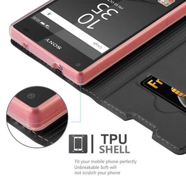 Sony Xperia Z5 COMPACT Suojakuori Lompakkokotelo