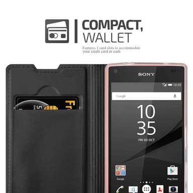 Sony Xperia Z5 COMPACT Suojakuori Lompakkokotelo