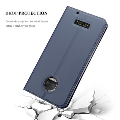 Motorola MOTO Z Suojakuori Lompakkokotelo (Sininen)