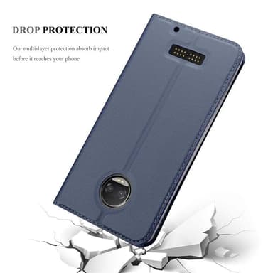 Motorola MOTO Z Suojakuori Lompakkokotelo (Sininen)