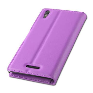 Sony Xperia T3 Suojakuori Lompakkokotelo (Violetti)
