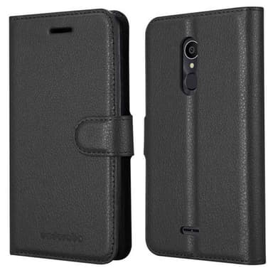 Alcatel 3C Suojakuori Lompakkokotelo (Musta)