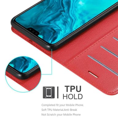 Honor 9X LITE Suojakuori Lompakkokotelo (Punainen)