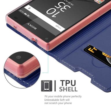 Sony Xperia Z5 COMPACT Suojakuori Lompakkokotelo