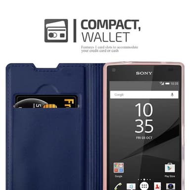 Sony Xperia Z5 COMPACT Suojakuori Lompakkokotelo