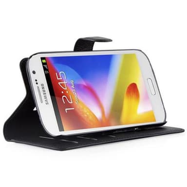 Samsung Galaxy GRAND Suojakuori Lompakkokotelo (Musta)