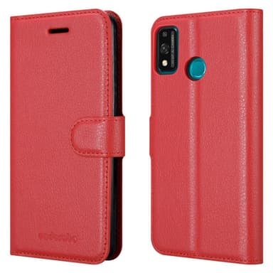 Honor 9X LITE Suojakuori Lompakkokotelo (Punainen)