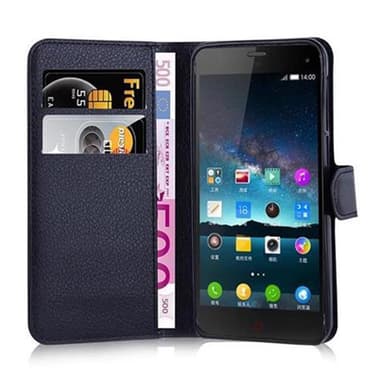 ZTE Nubia Z7 MINI Suojakuori Lompakkokotelo (Musta)