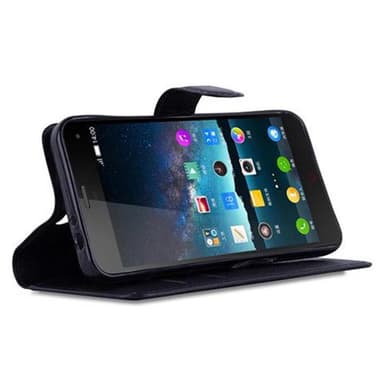 ZTE Nubia Z7 MINI Suojakuori Lompakkokotelo (Musta)