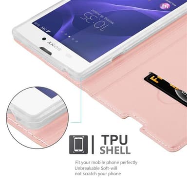 Sony Xperia T3 Suojakuori Lompakkokotelo