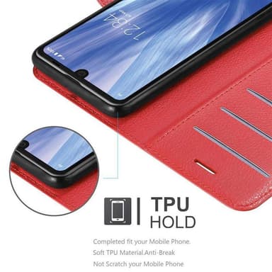 Sharp Aquos R3 Suojakuori Lompakkokotelo (Punainen)