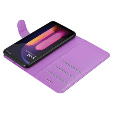 LG V60 ThinQ Suojakuori Lompakkokotelo (Violetti)