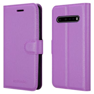 LG V60 ThinQ Suojakuori Lompakkokotelo (Violetti)