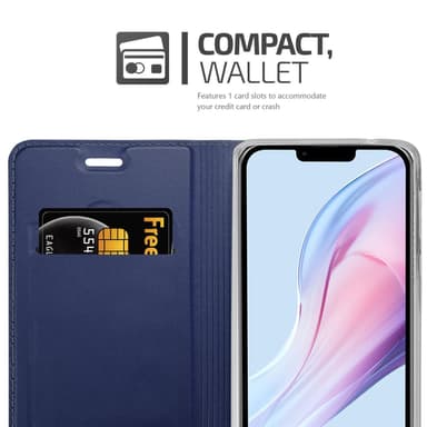 iPhone 13 Suojakuori Lompakkokotelo (Sininen)