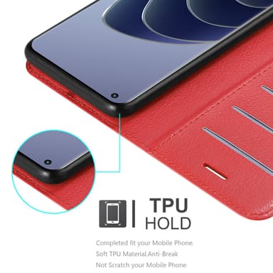 OnePlus 10 PRO 5G Suojakuori Lompakkokotelo (Punainen)