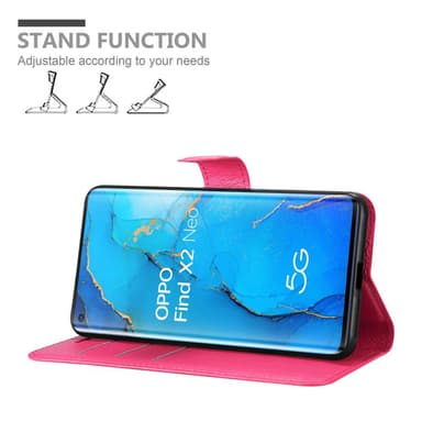 Oppo FIND X2 NEO Suojakuori Lompakkokotelo