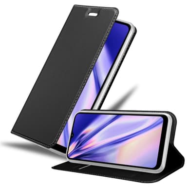 Samsung Galaxy A02s Suojakuori Lompakkokotelo (Musta)