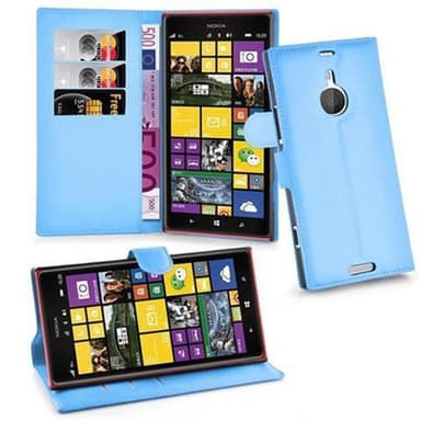 Nokia Lumia 1520 Suojakuori Lompakkokotelo (Sininen)