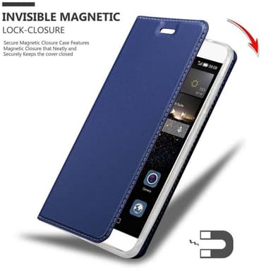 Huawei P8 Suojakuori Lompakkokotelo (Sininen)