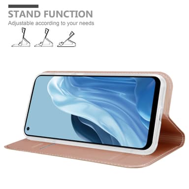 Realme 7 5G Suojakuori Lompakkokotelo (Vaaleanpunainen)
