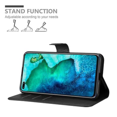 Honor View 30 PRO Suojakuori Lompakkokotelo (Musta)