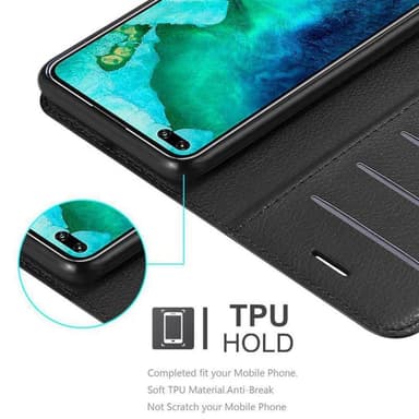 Honor View 30 PRO Suojakuori Lompakkokotelo (Musta)