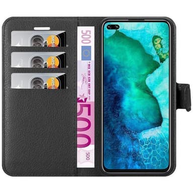 Honor View 30 PRO Suojakuori Lompakkokotelo (Musta)