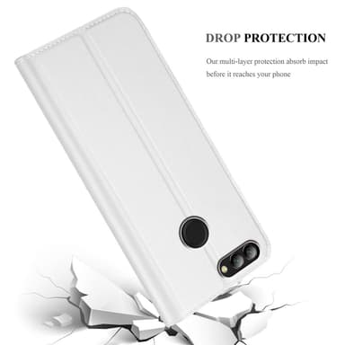 Huawei NOVA 2 Suojakuori Lompakkokotelo (Hopea)