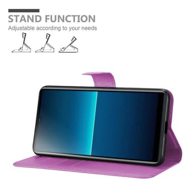Sony Xperia L4 Suojakuori Lompakkokotelo (Violetti)