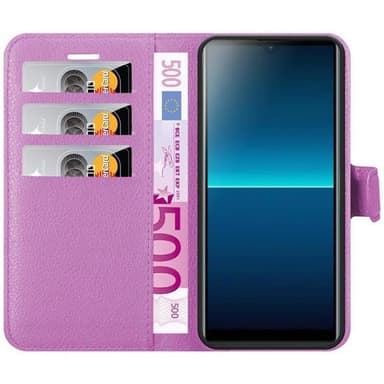 Sony Xperia L4 Suojakuori Lompakkokotelo (Violetti)